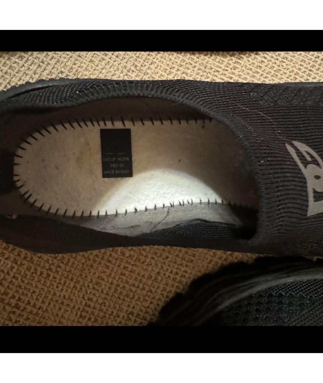 DOLCE&GABBANA Черные текстильные слипоны, фото 3