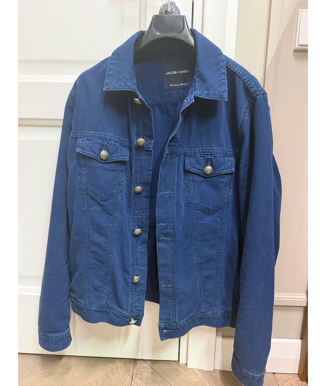 JACOB COHEN Темно-синяя деним куртка, фото 3