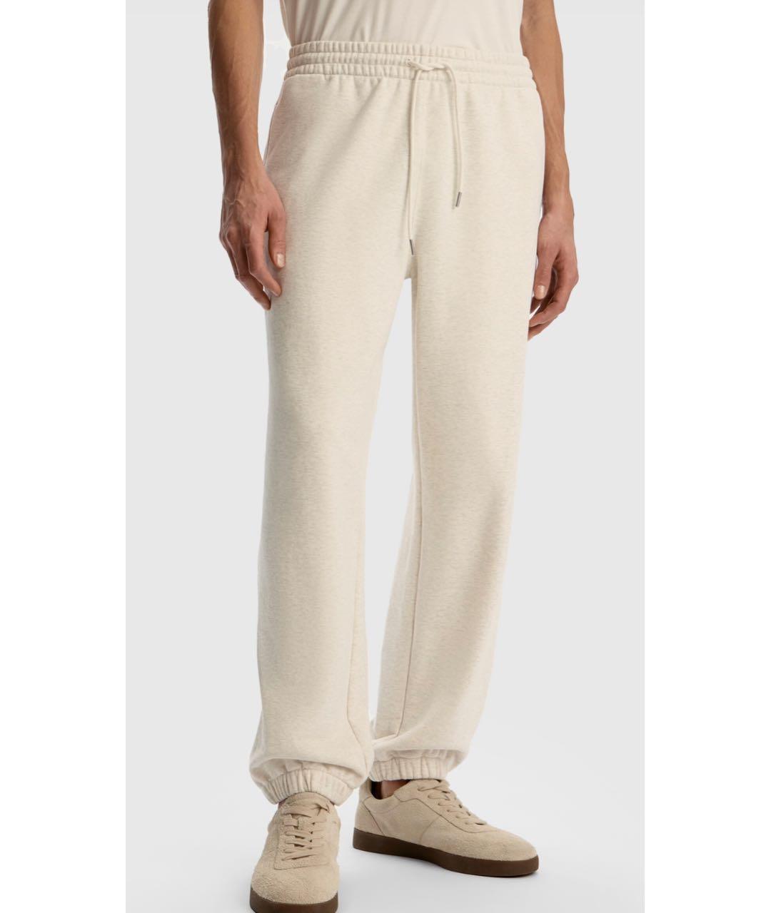 12 STOREEZ Бежевые хлопковые повседневные брюки, фото 2