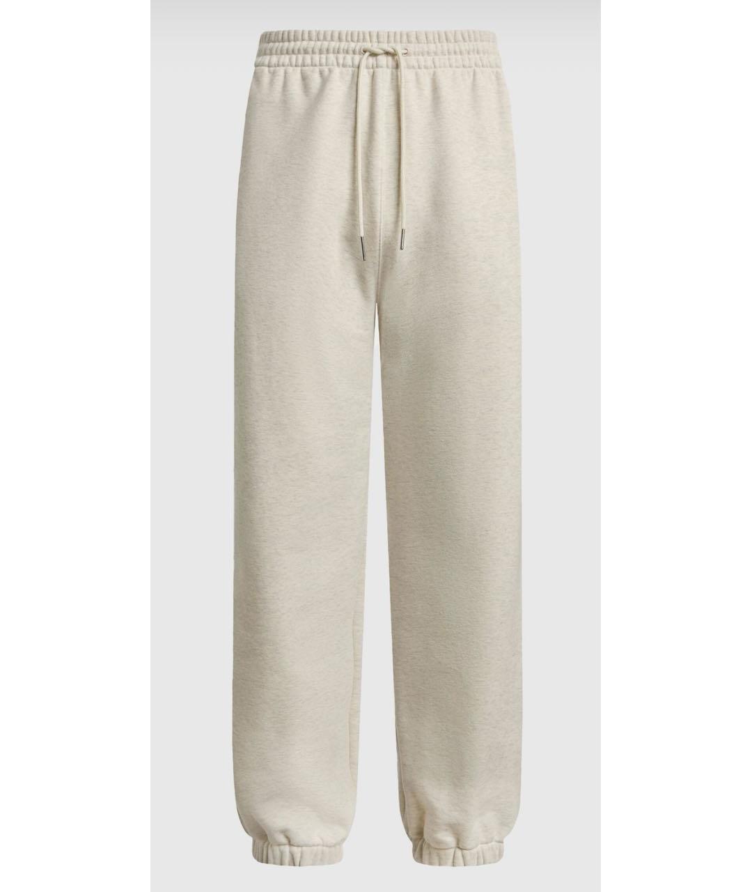 12 STOREEZ Бежевые хлопковые повседневные брюки, фото 5