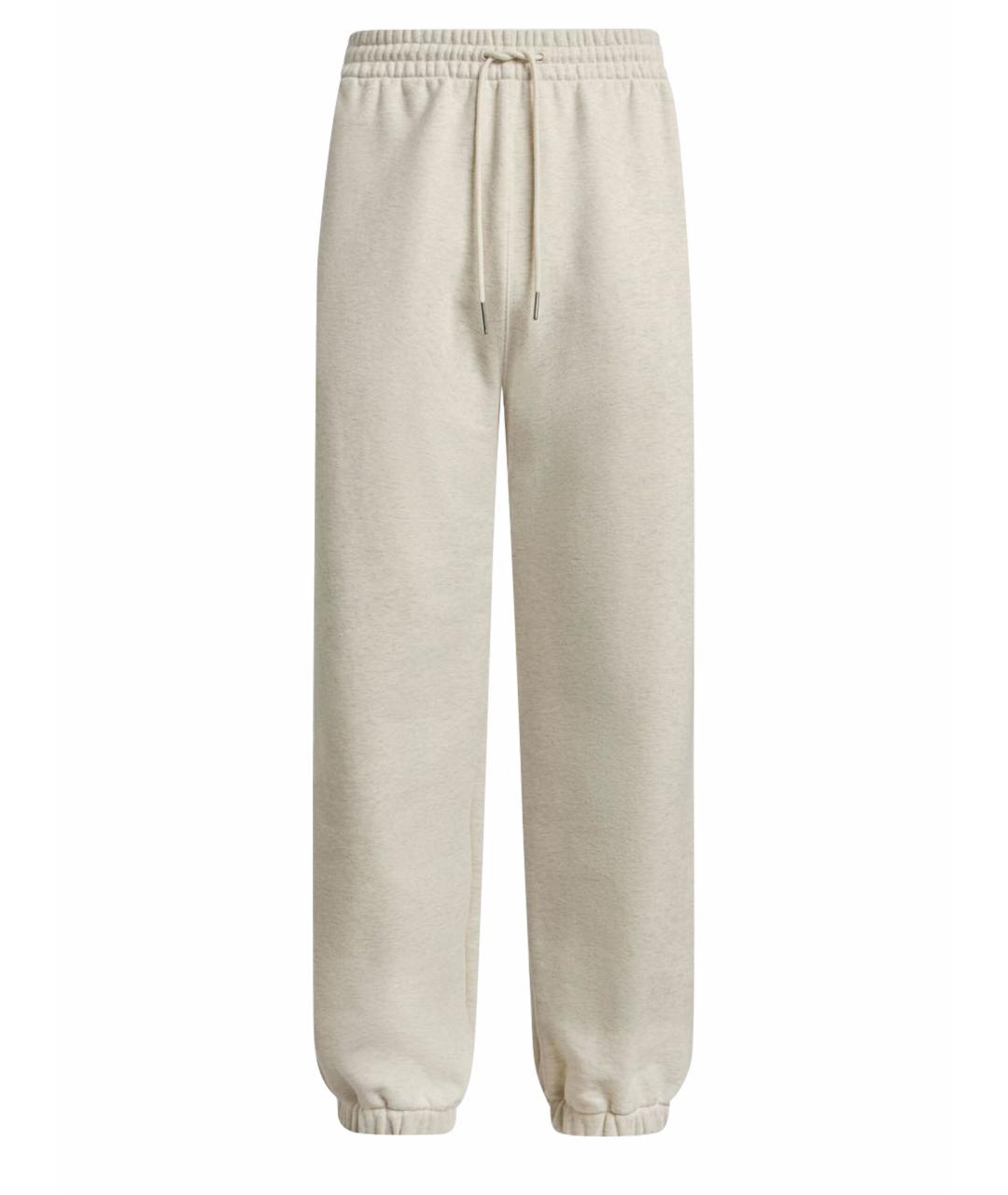 12 STOREEZ Бежевые хлопковые повседневные брюки, фото 1