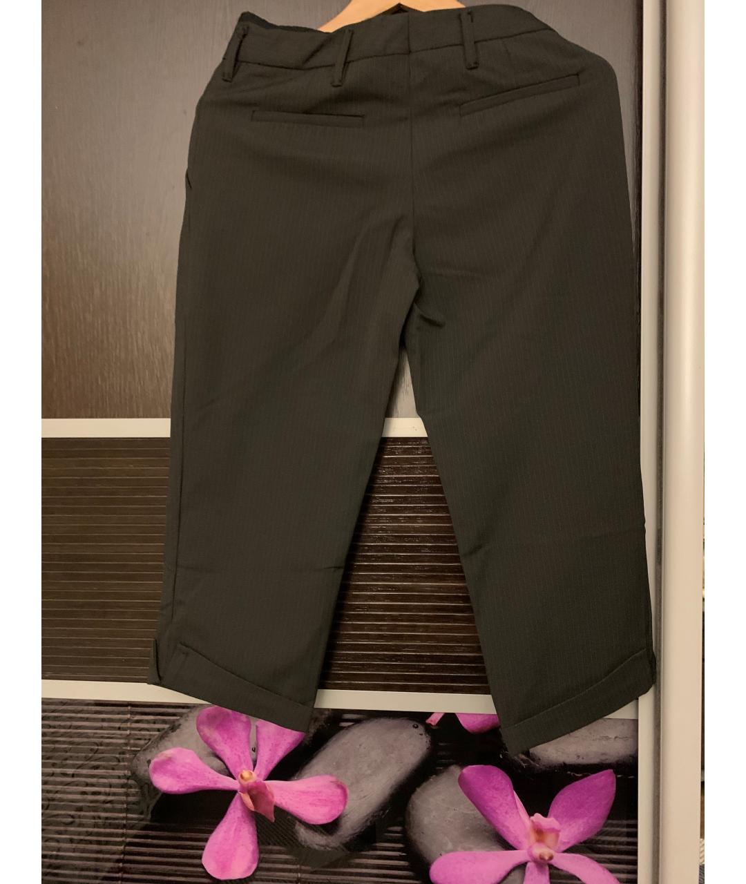 PRADA Серые хлопковые бриджи, фото 2