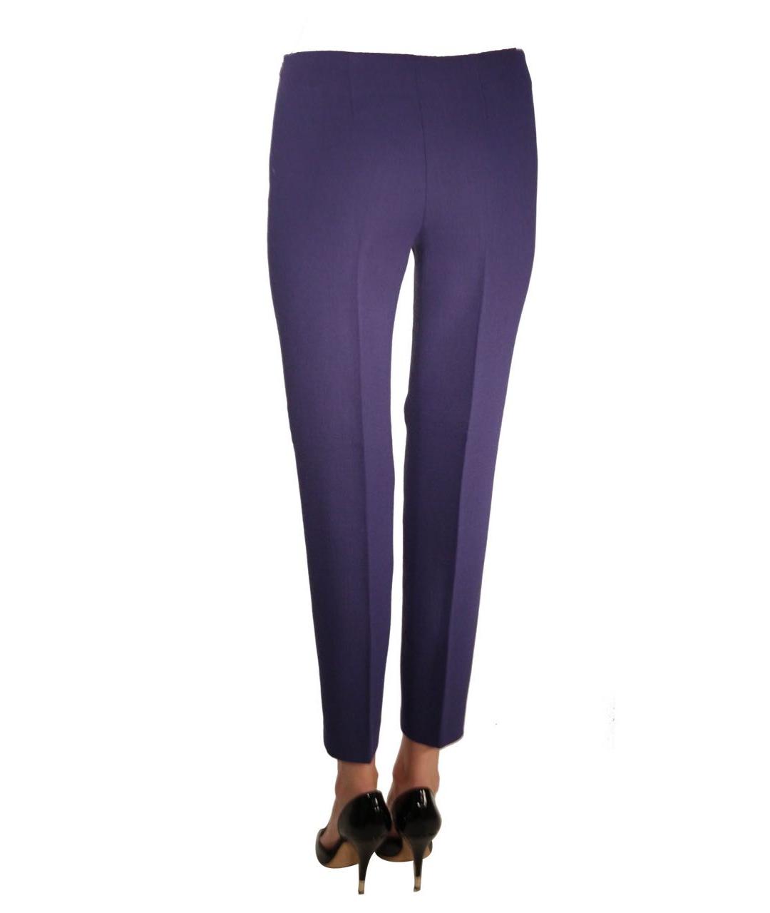 MOSCHINO Синие шерстяные брюки узкие, фото 8