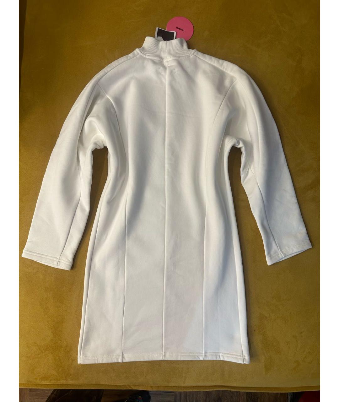 THE PANGAIA Белое хлопковое повседневное платье, фото 2