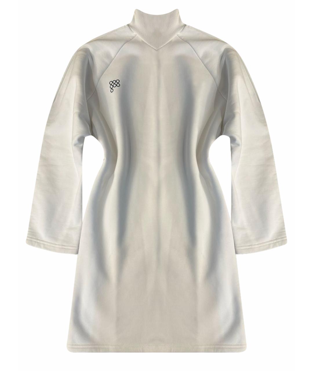 THE PANGAIA Белое хлопковое повседневное платье, фото 1