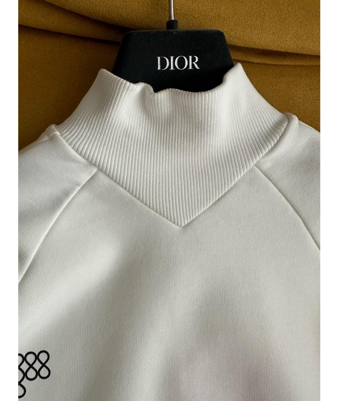 THE PANGAIA Белое хлопковое повседневное платье, фото 4