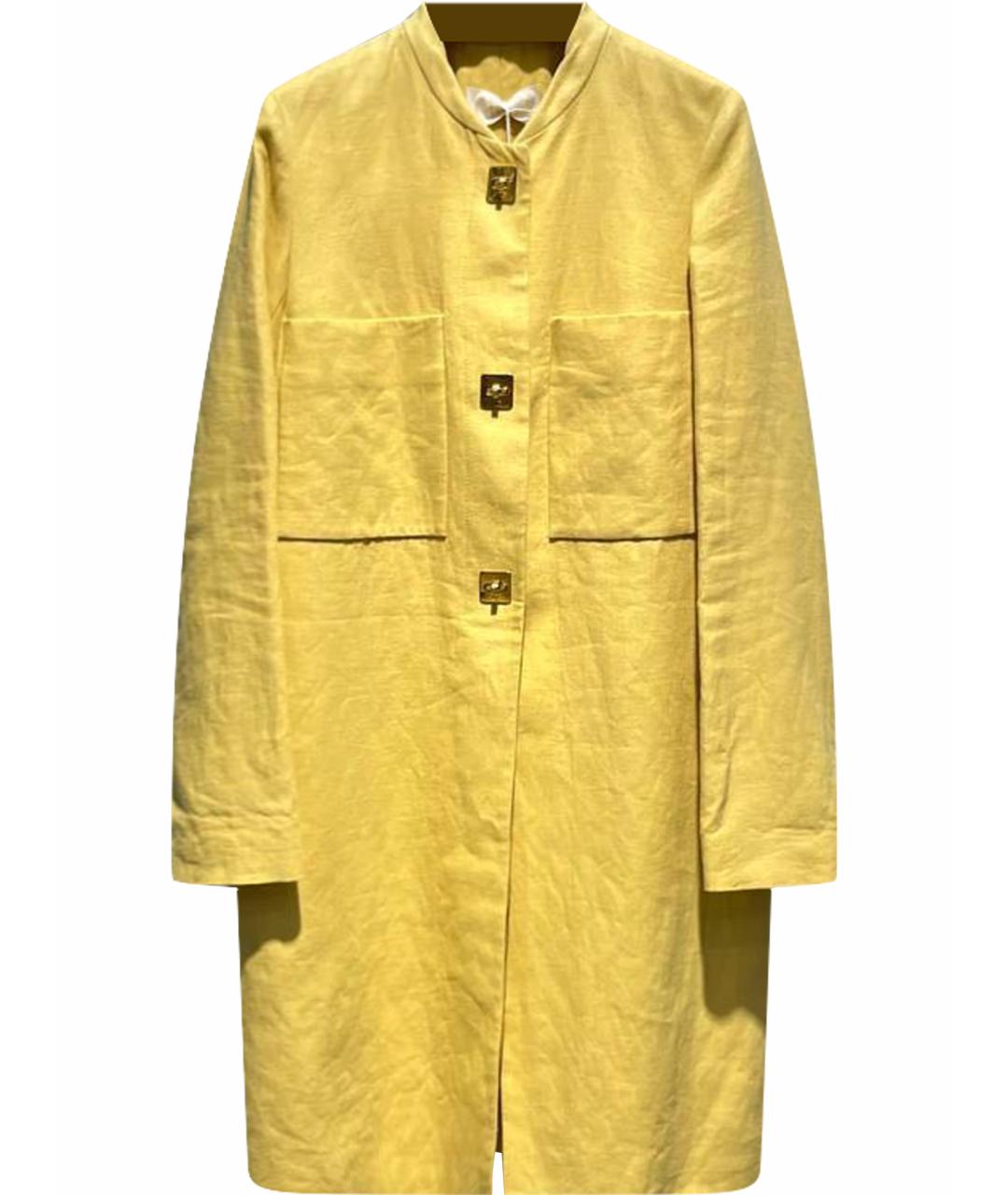 CHLOE Желтое пальто, фото 1