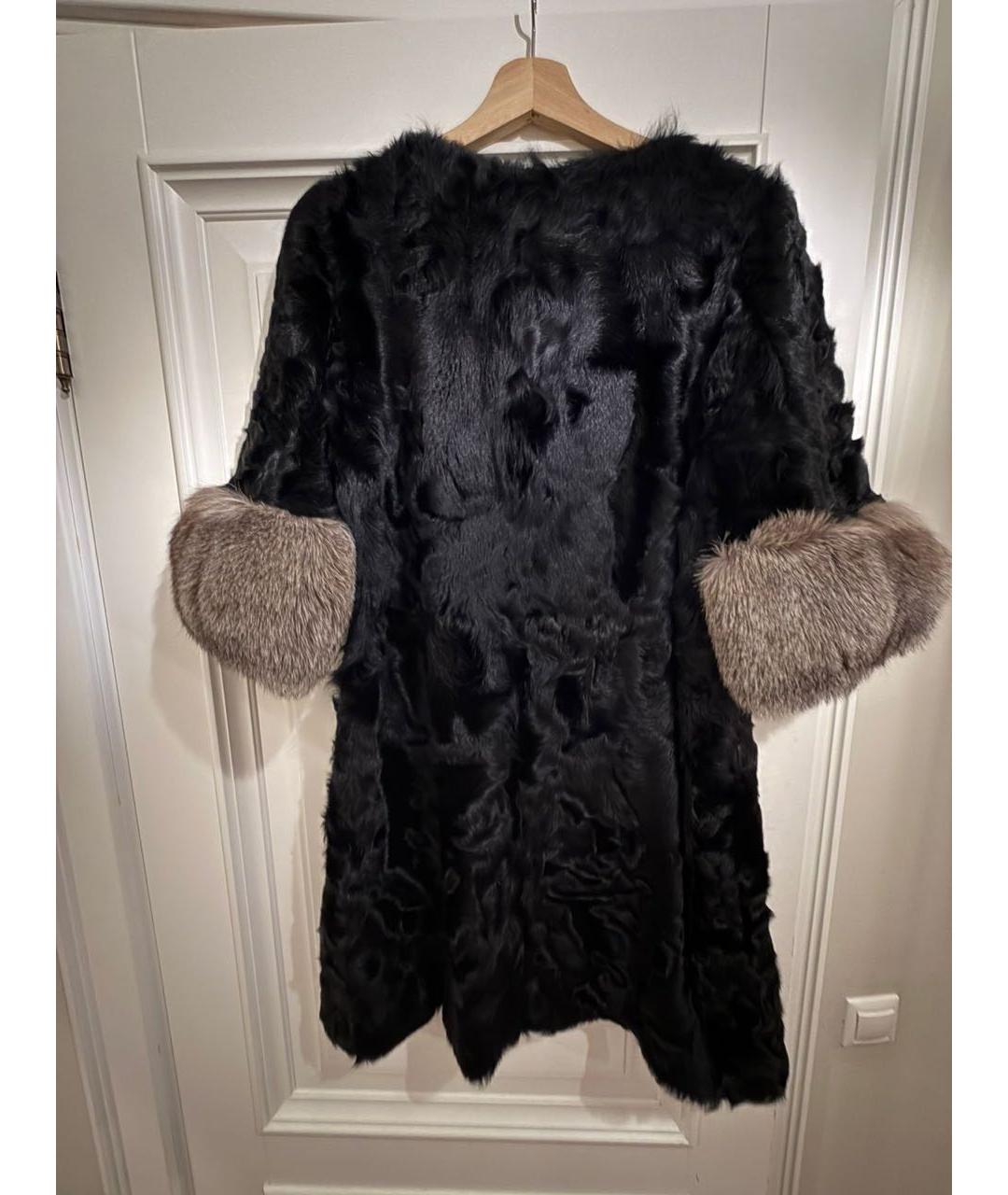 PRADA Черная шерстяная шуба, фото 3