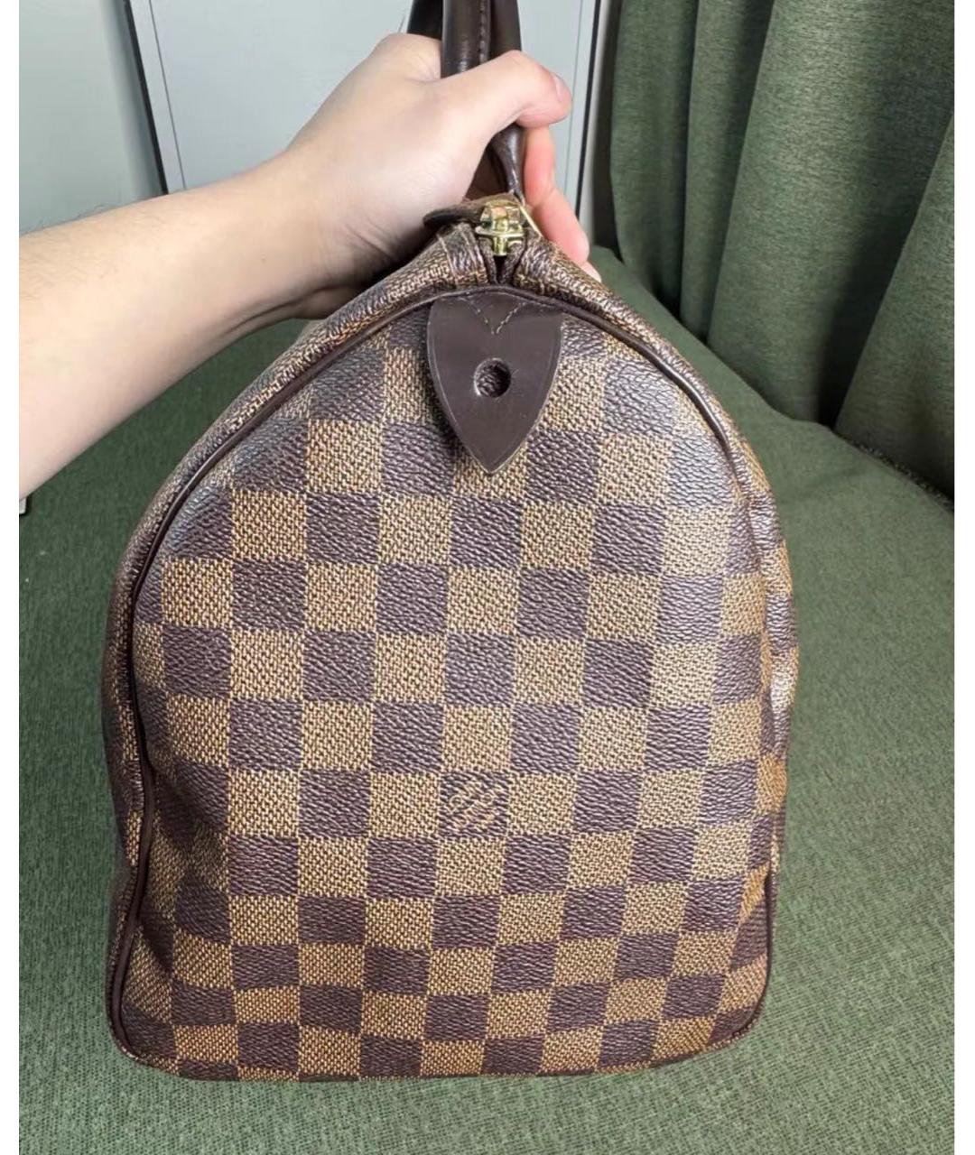 LOUIS VUITTON Коричневая сумка с короткими ручками, фото 3