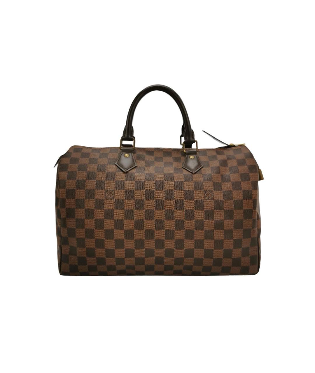 LOUIS VUITTON Коричневая сумка с короткими ручками, фото 1