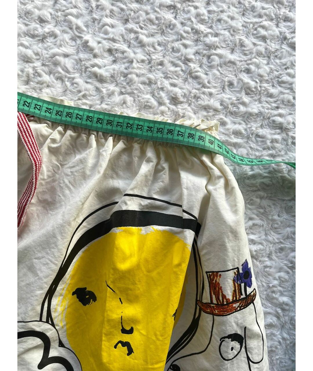 MOSCHINO Белая хлопковая юбка миди, фото 4