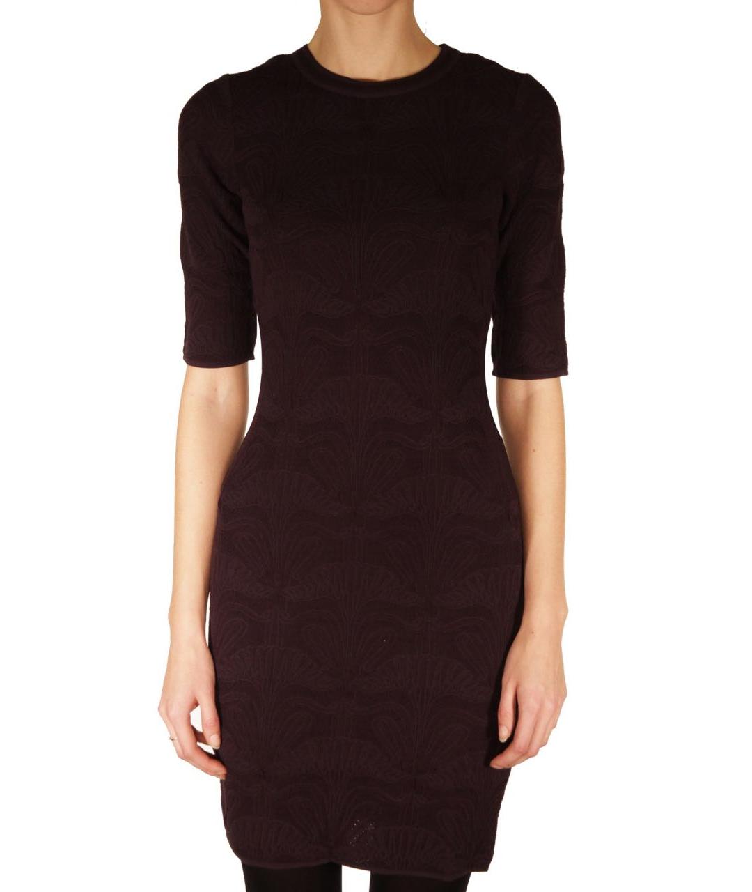 M MISSONI Фиолетовое вискозное повседневное платье, фото 7