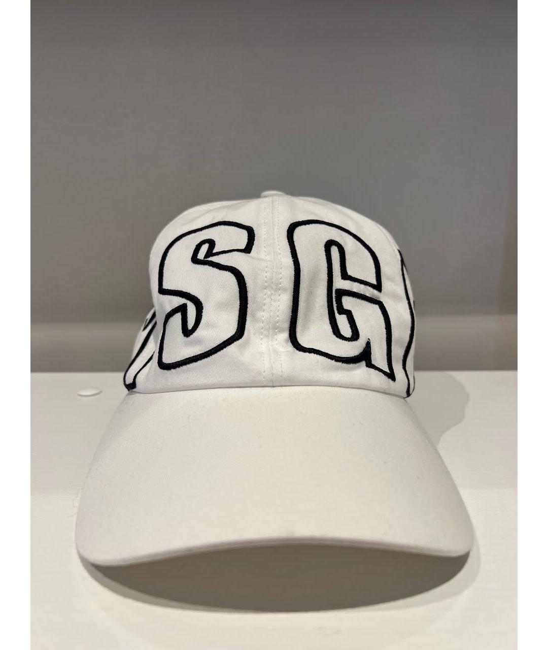 MSGM Белая хлопковая кепка, фото 6