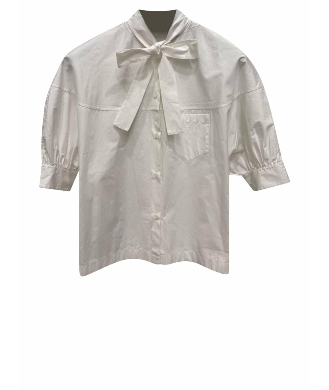 PRADA Белая хлопковая рубашка, фото 1