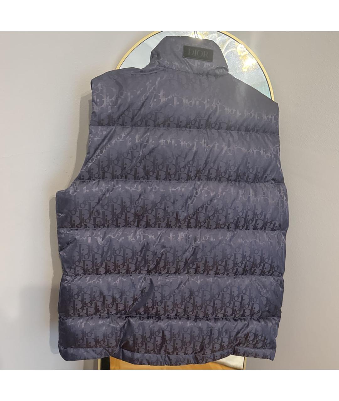 CHRISTIAN DIOR Серый полиамидовый жилет, фото 2