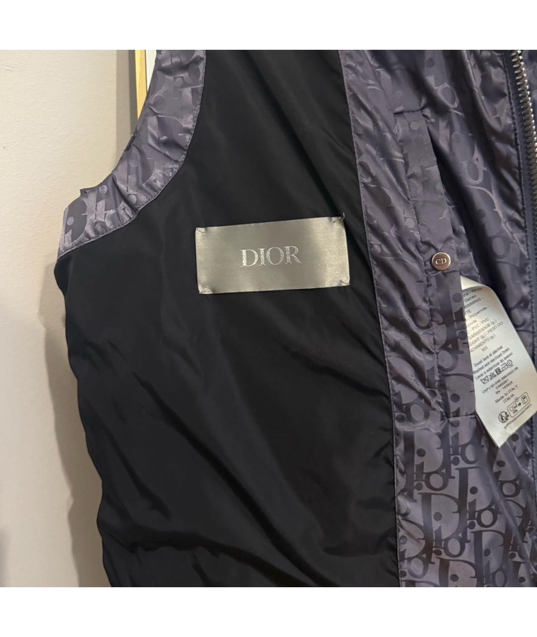 CHRISTIAN DIOR Серый полиамидовый жилет, фото 5