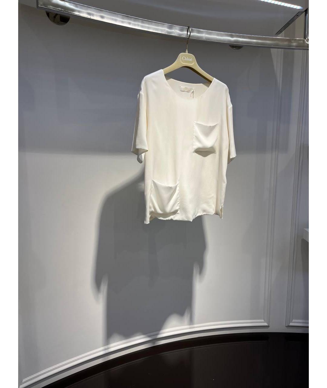 CHLOE Бежевая блузы, фото 3