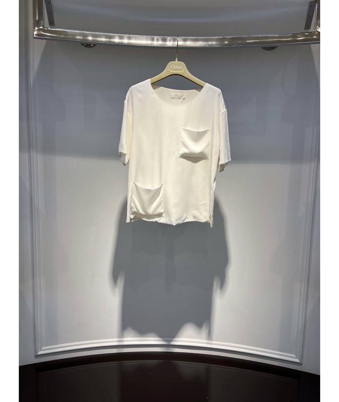 CHLOE Бежевая блузы, фото 4