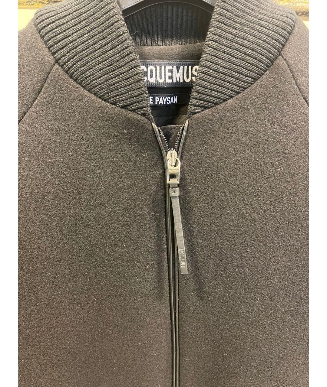 JACQUEMUS Черная шерстяная куртка, фото 4