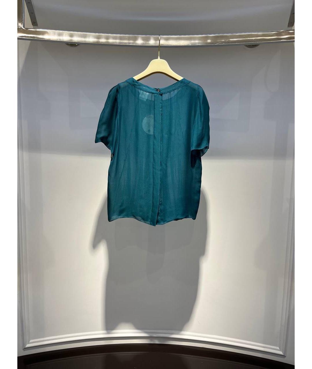 CHLOE Бирюзовая блузы, фото 2