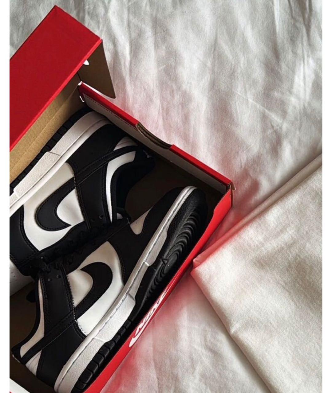 NIKE Черные кожаные кроссовки, фото 2