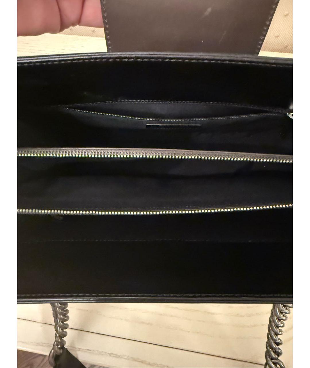 CHANEL Коричневая кожаная сумка через плечо, фото 5