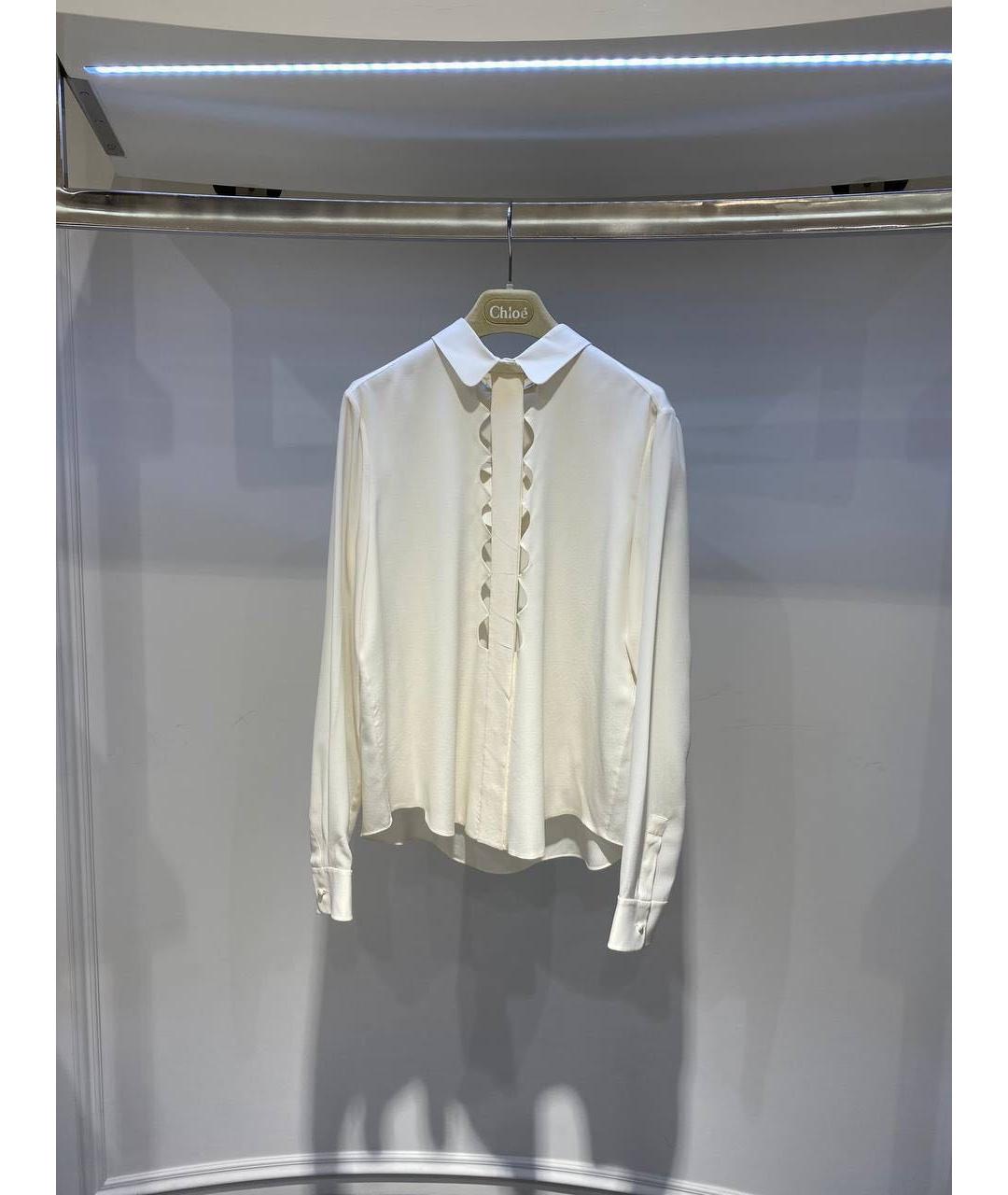CHLOE Бежевая блузы, фото 4