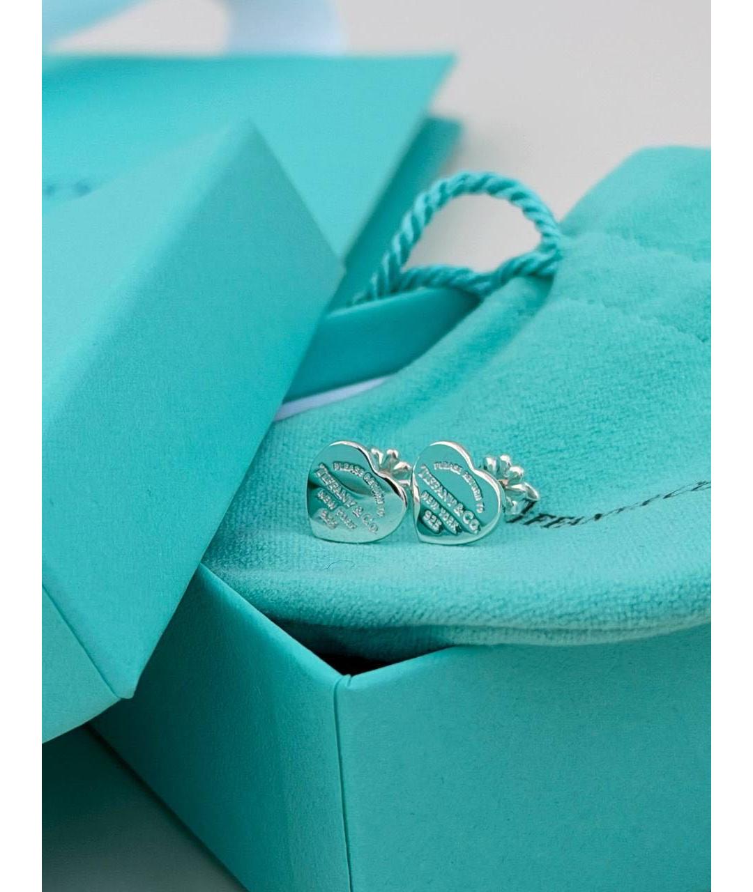TIFFANY&CO Серебряные серебряные серьги, фото 4
