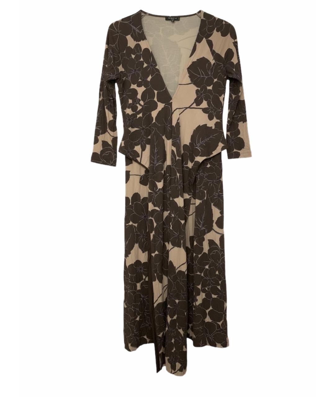 ETRO Коричневое вискозное повседневное платье, фото 1
