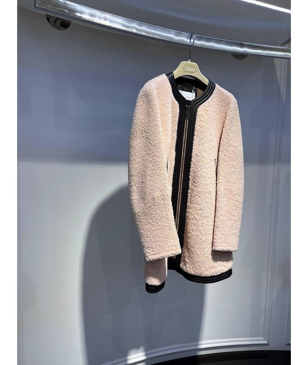 CHLOE Розовая дубленка, фото 3