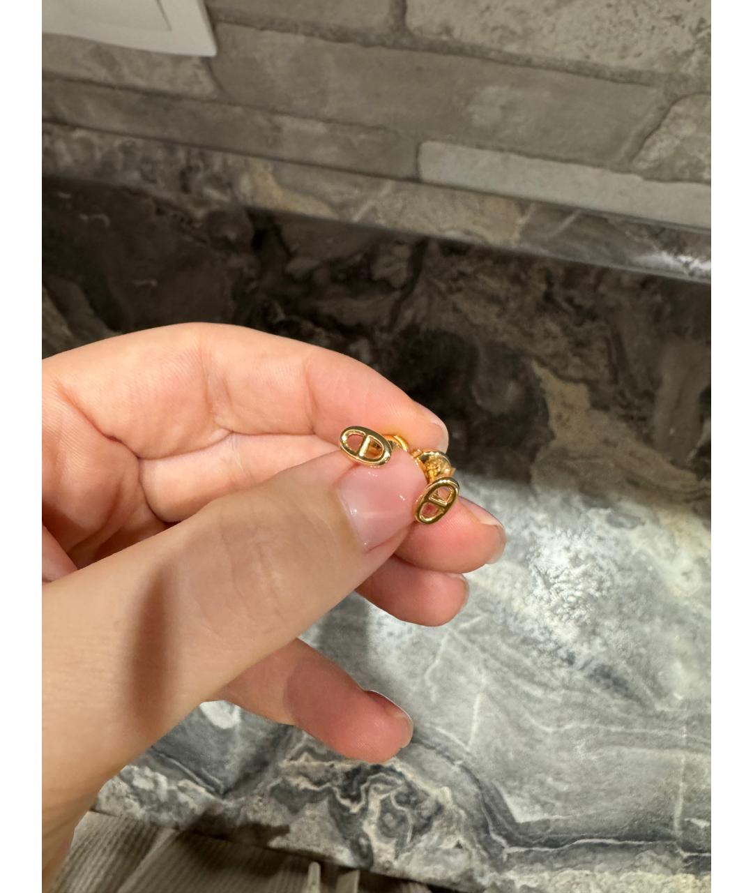 HERMES Золотые серьги из розового золота, фото 2
