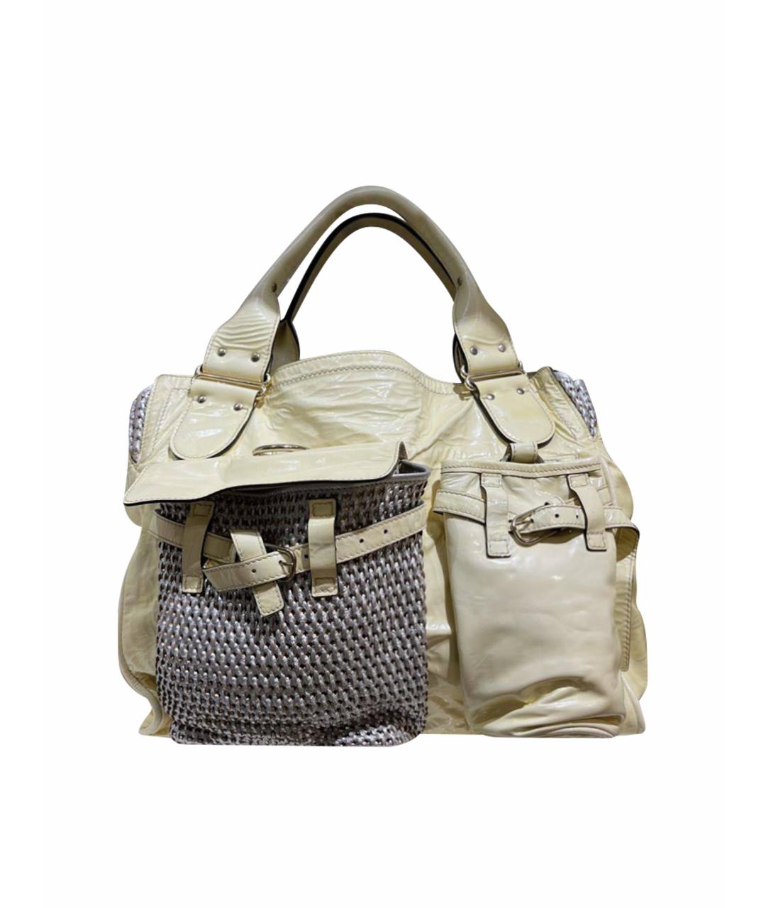 CHLOE Бежевая сумка с короткими ручками, фото 1