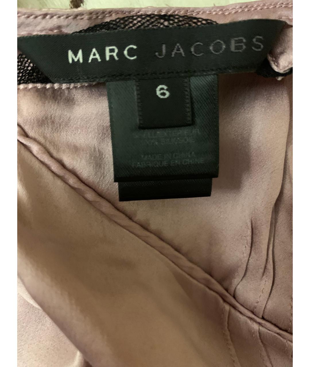 MARC JACOBS Розовая шелковая блузы, фото 2