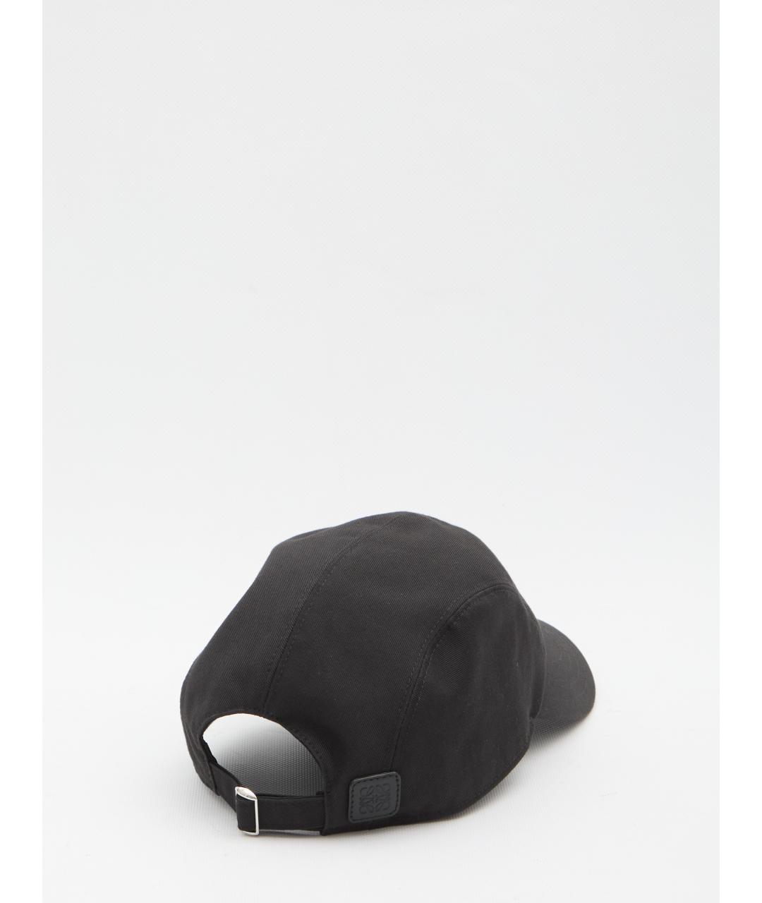 LOEWE Черная хлопковая кепка/бейсболка, фото 2