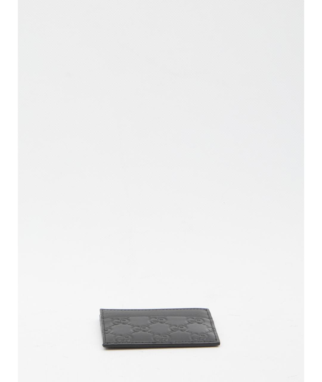 GUCCI Черный кожаный кардхолдер, фото 3