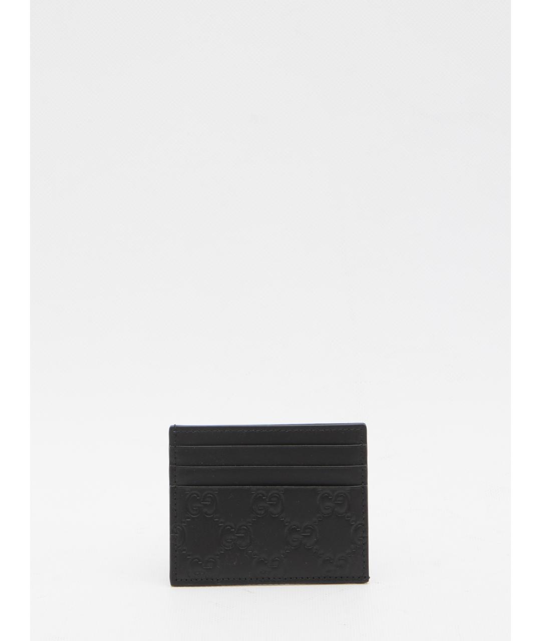 GUCCI Черный кожаный кардхолдер, фото 4