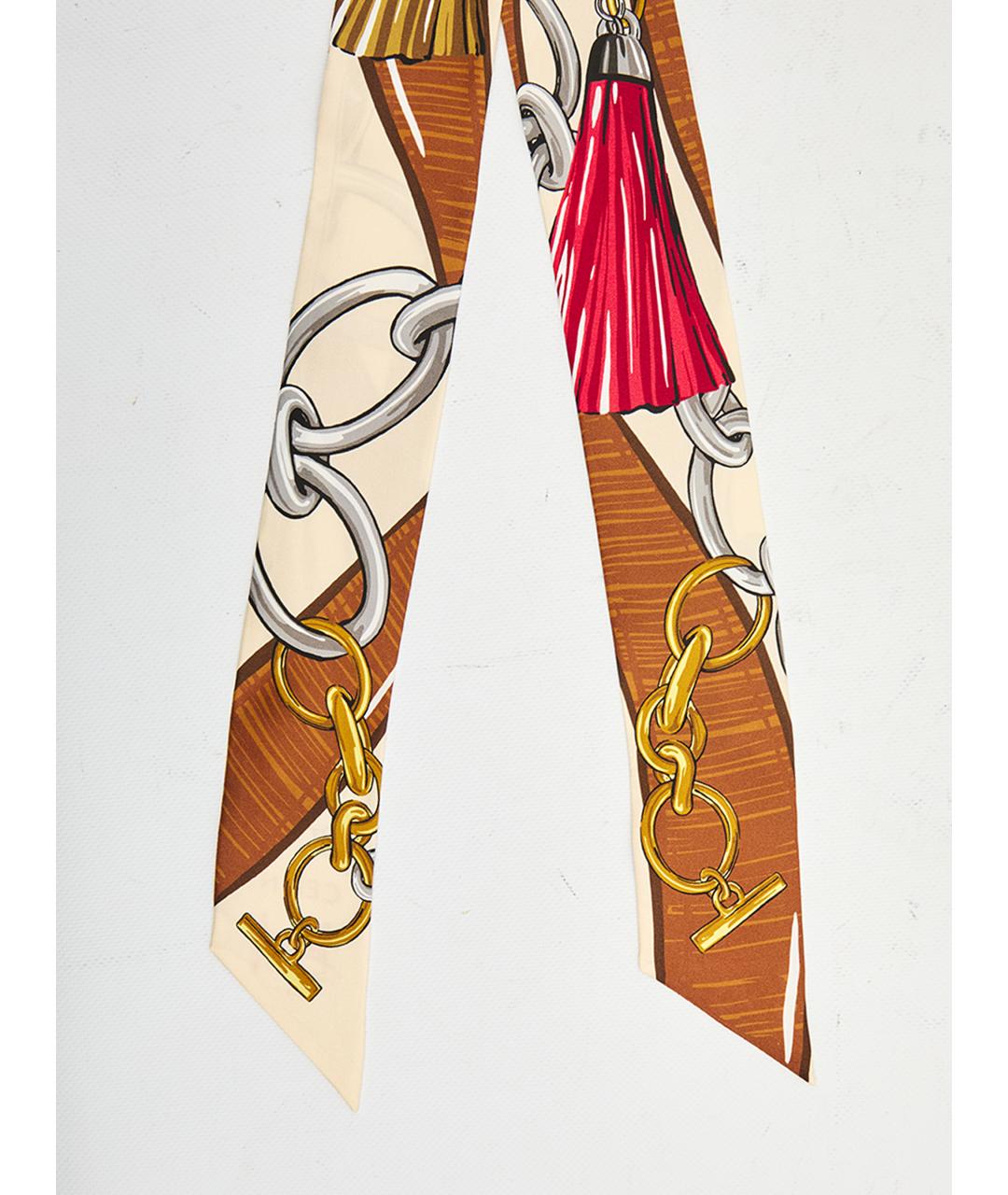 CELINE Мульти шелковый шарф, фото 2