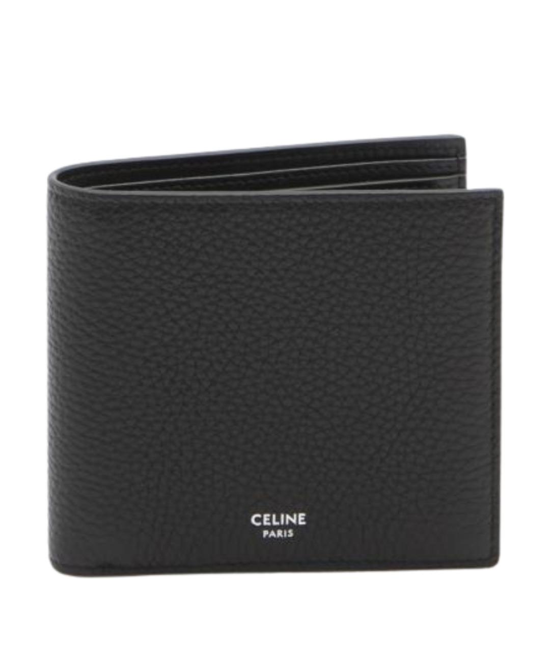 CELINE Черный кожаный кошелек, фото 1