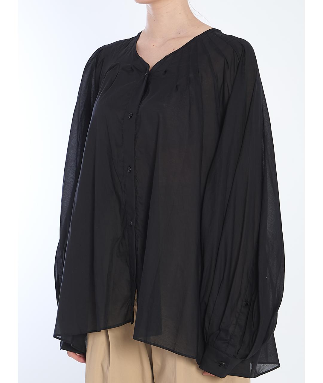 THE LATEST Черная хлопковая рубашка, фото 2