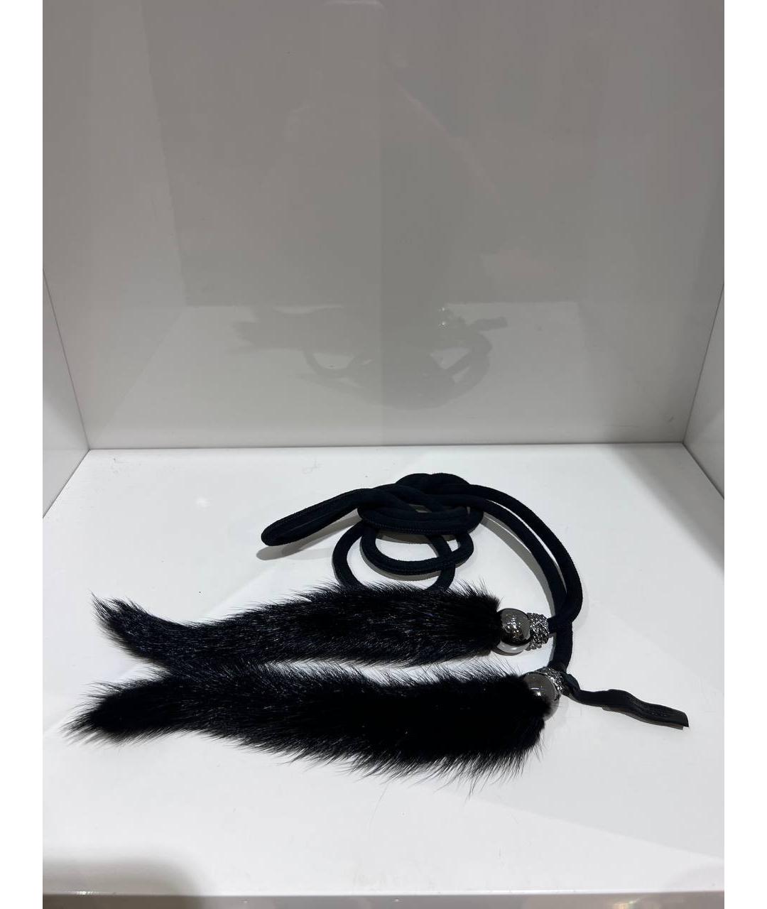 ROBERTO CAVALLI Черный ремень, фото 3