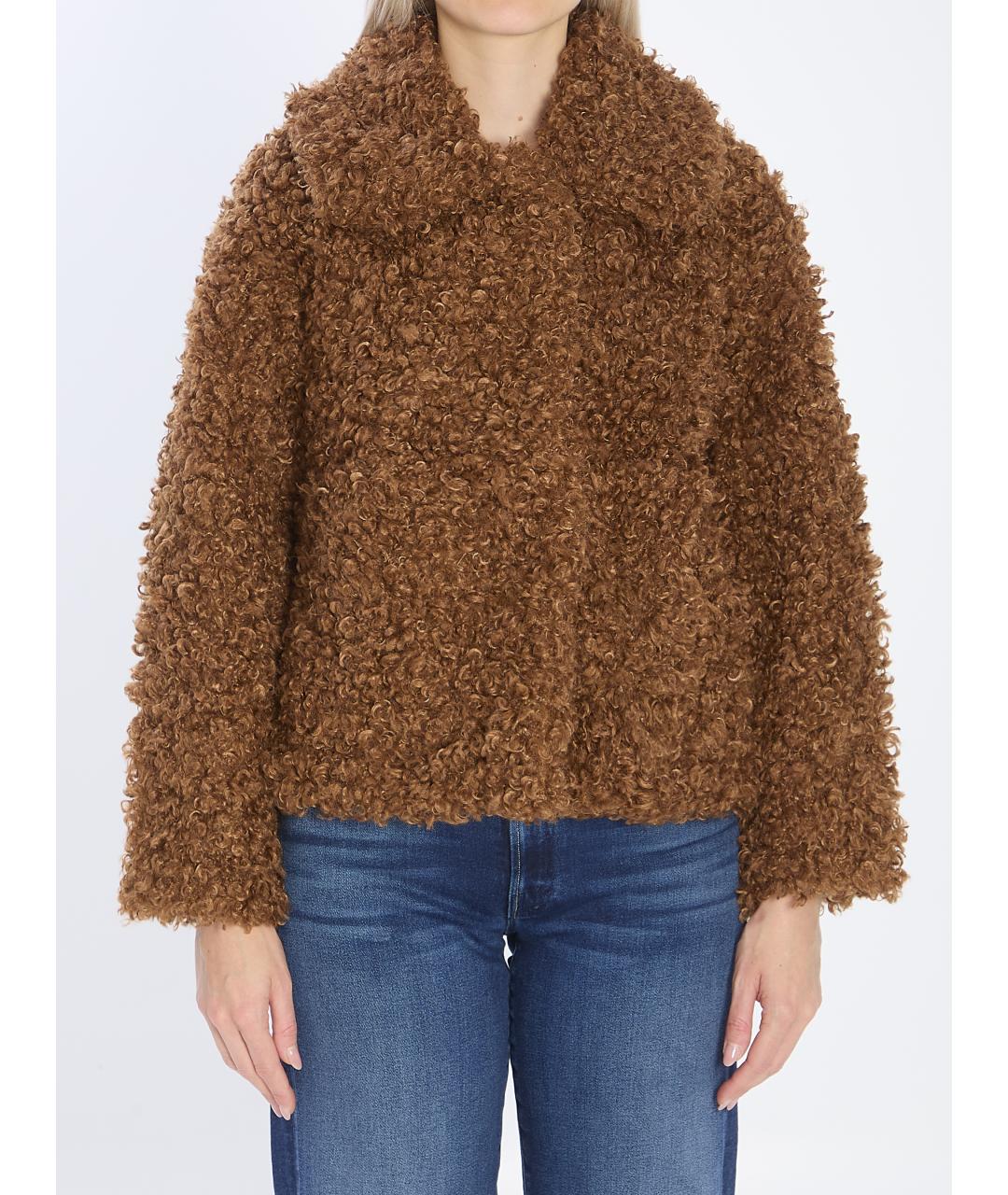 JAKKE Коричневая полиэстеровая куртка, фото 2