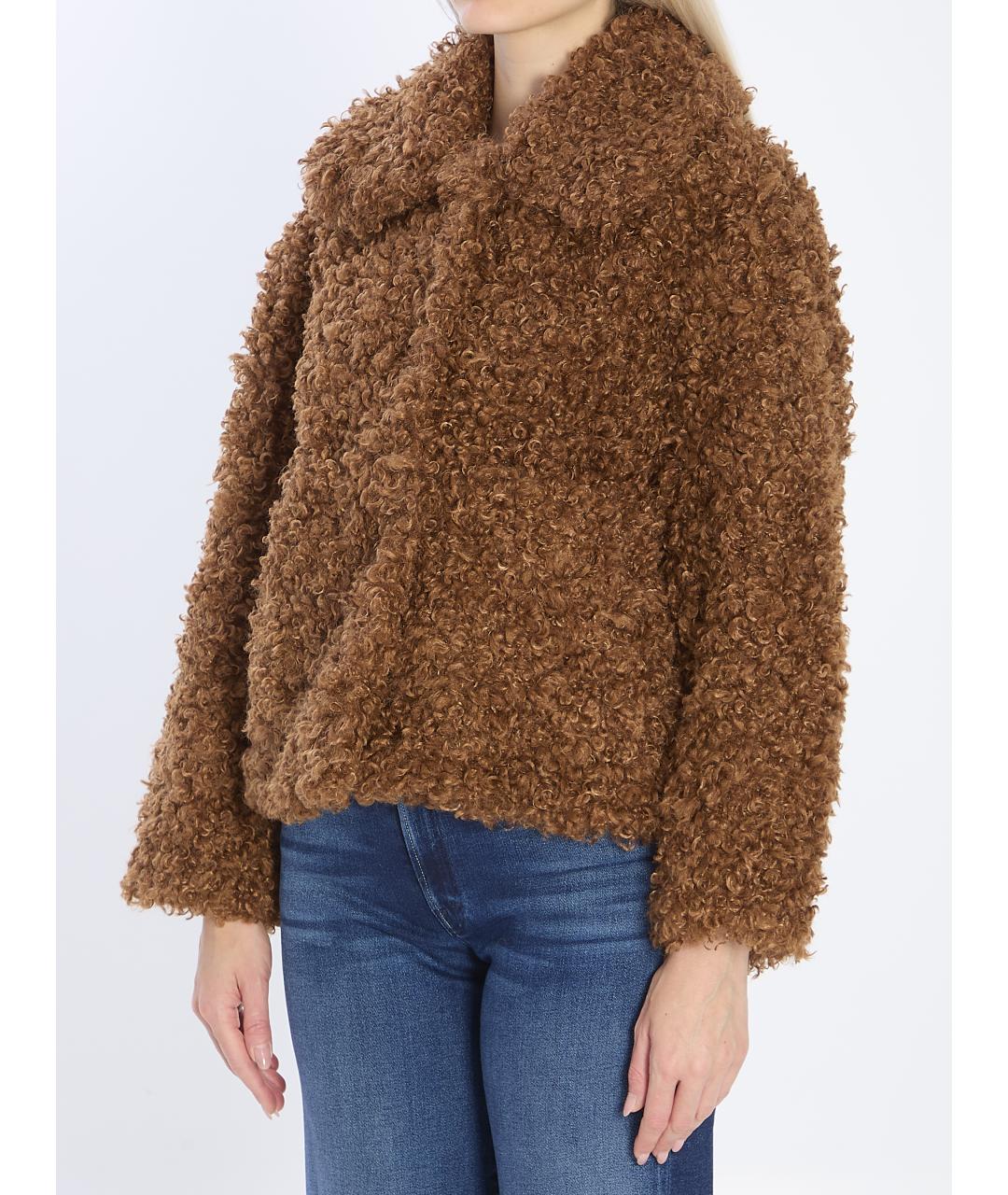 JAKKE Коричневая полиэстеровая куртка, фото 3