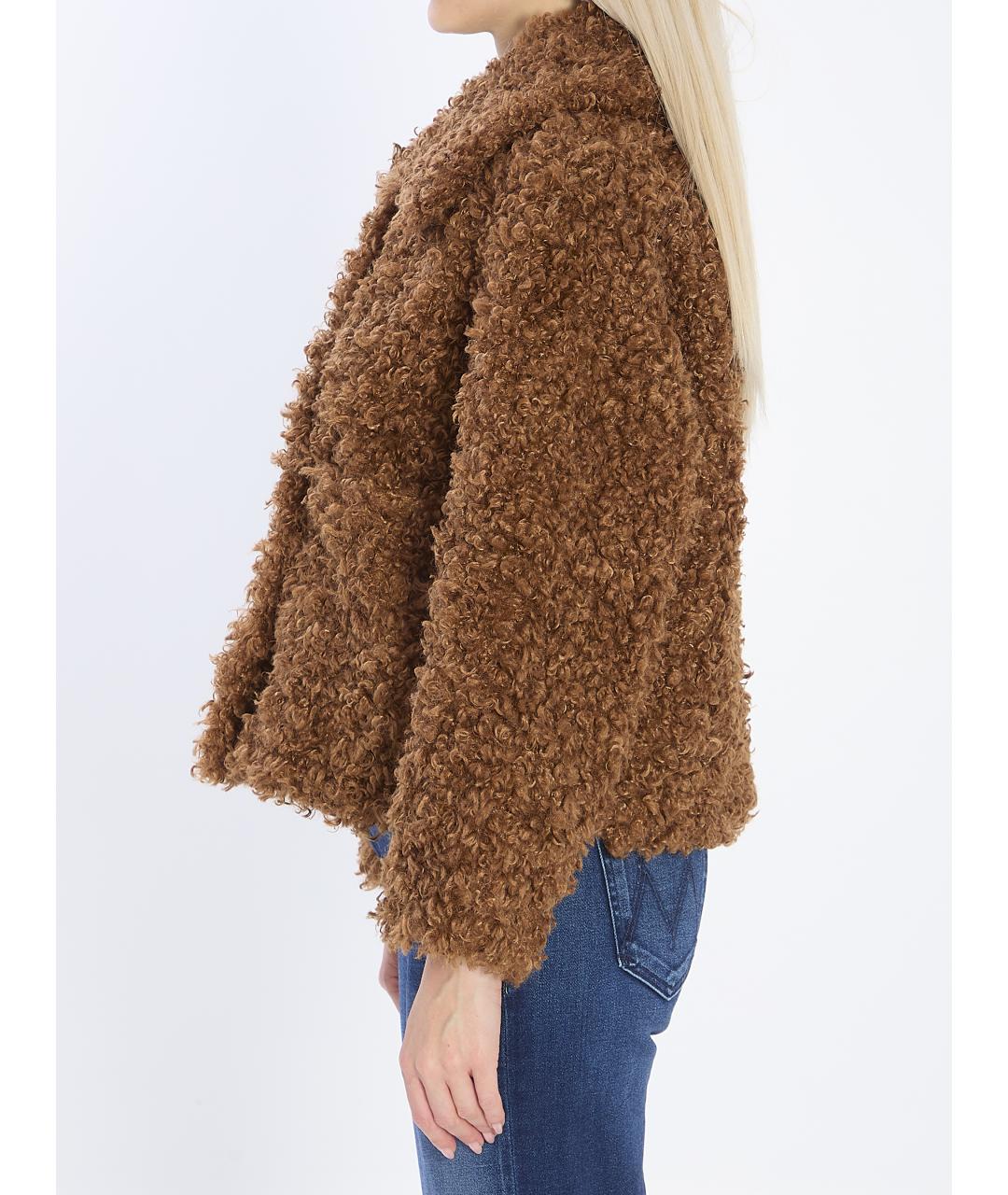 JAKKE Коричневая полиэстеровая куртка, фото 4