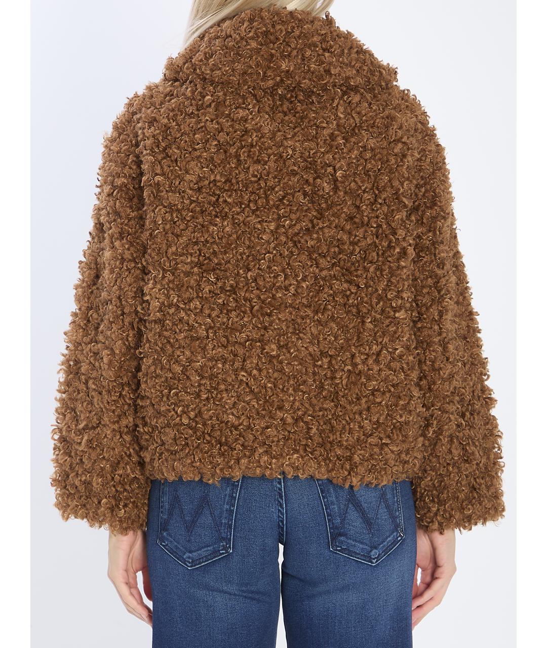 JAKKE Коричневая полиэстеровая куртка, фото 5