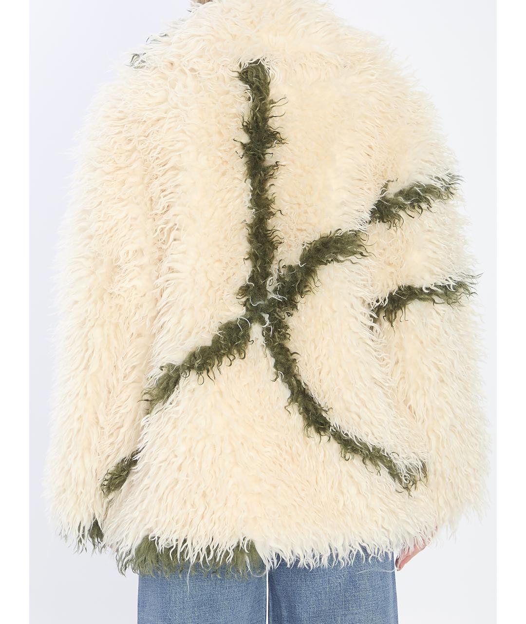 JAKKE Бежевое полиэстеровое пальто, фото 5