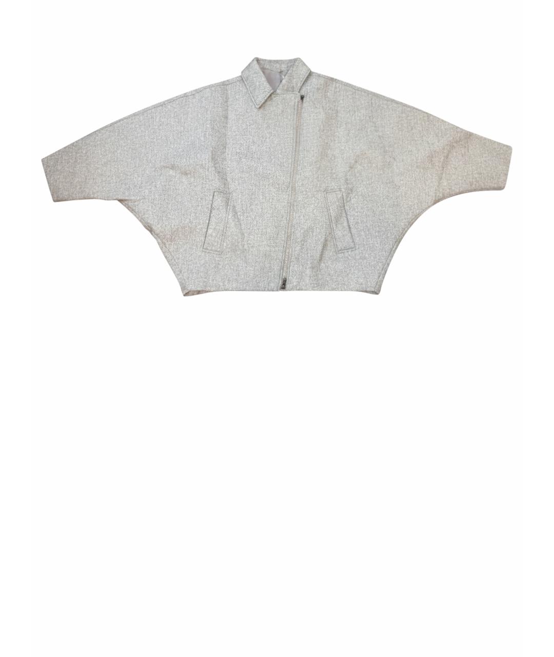 BRUNELLO CUCINELLI Серый шерстяной кардиган, фото 1
