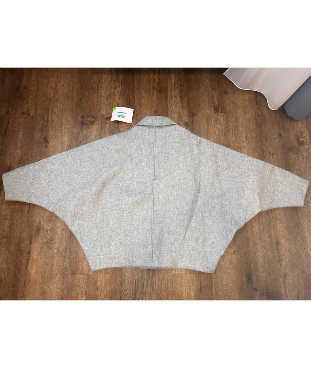 BRUNELLO CUCINELLI Серый шерстяной кардиган, фото 2
