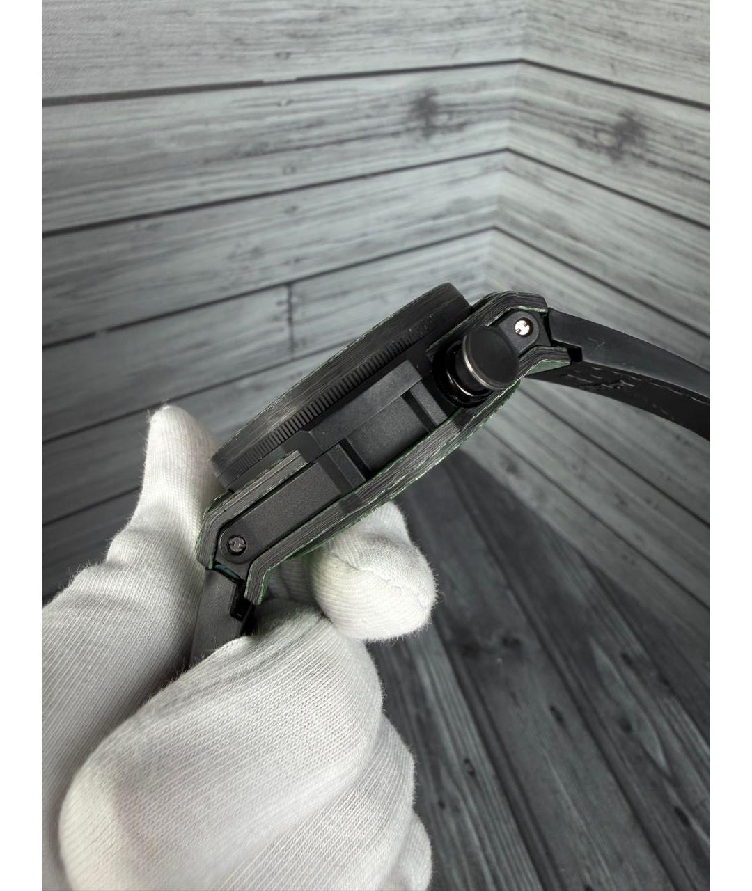 HUBLOT Зеленые карбоновые часы, фото 6