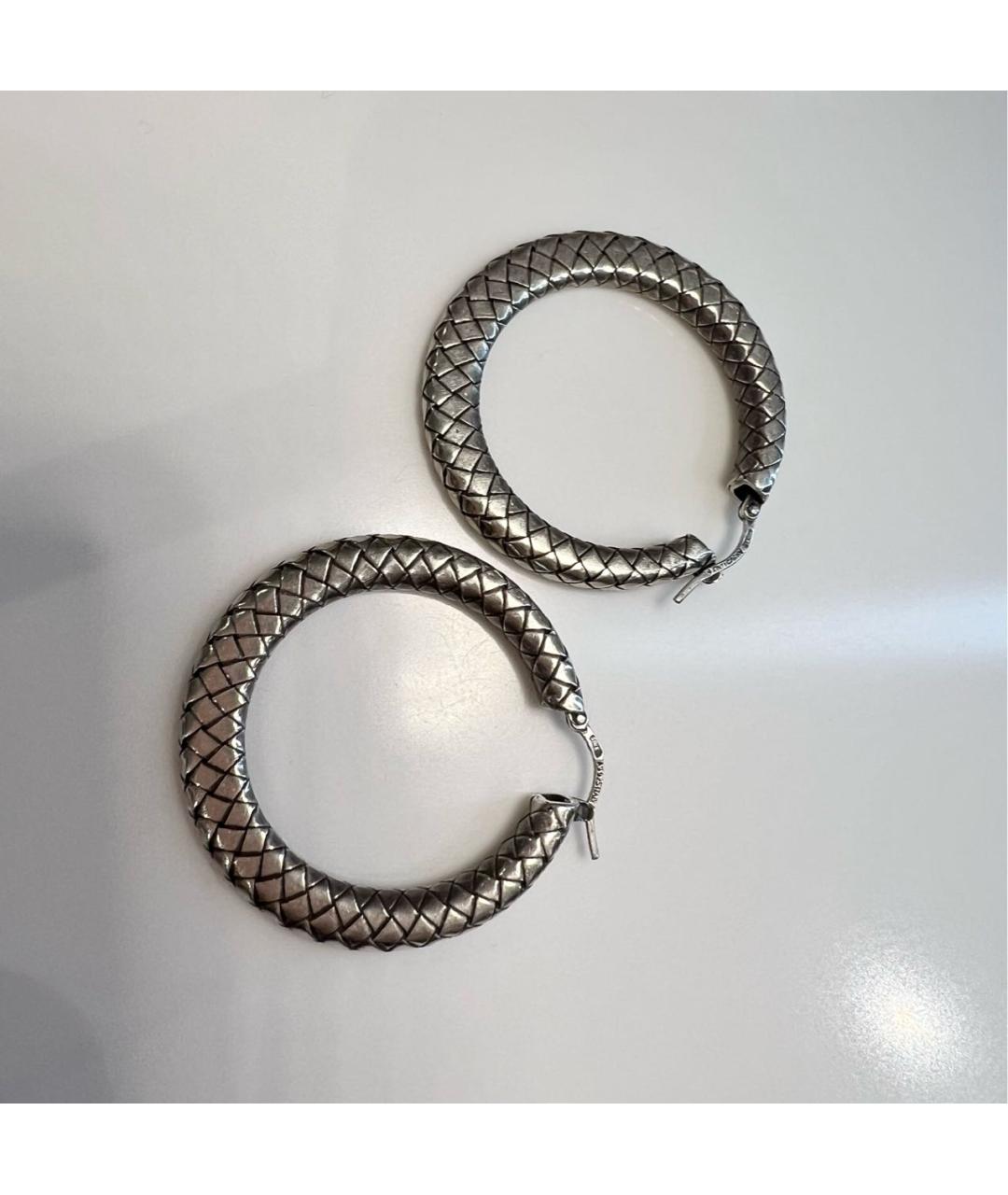 BOTTEGA VENETA Серебряные серебряные серьги, фото 2