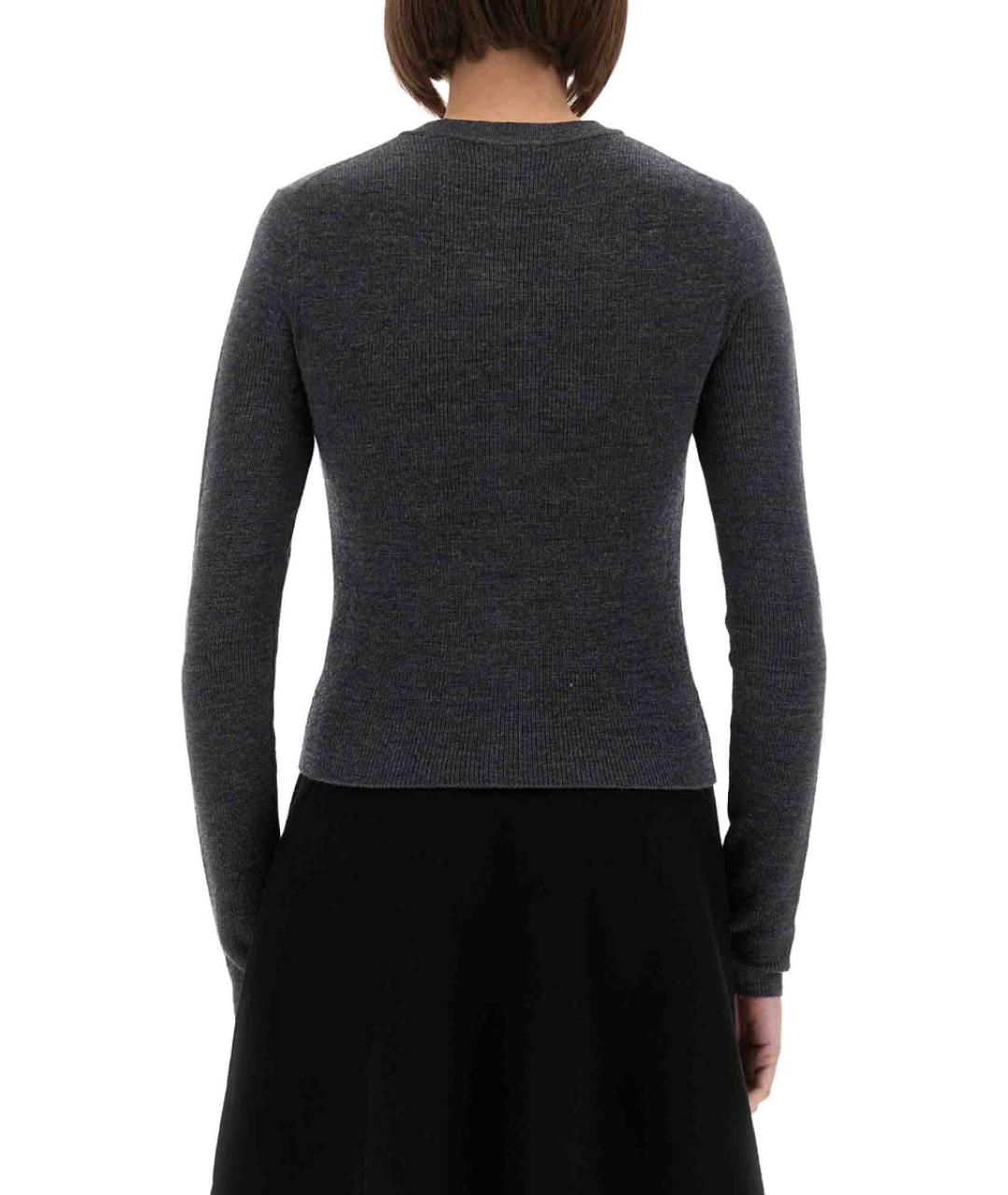 GANNI Серый шерстяной кардиган, фото 3